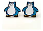 Aros Aretes Pendientes De Snorlax / Acero Quirúrgico - Miniatura 3