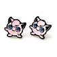 Aros Aretes Pendientes De Jigglypuff / Acero Quirúrgico - Miniatura 1