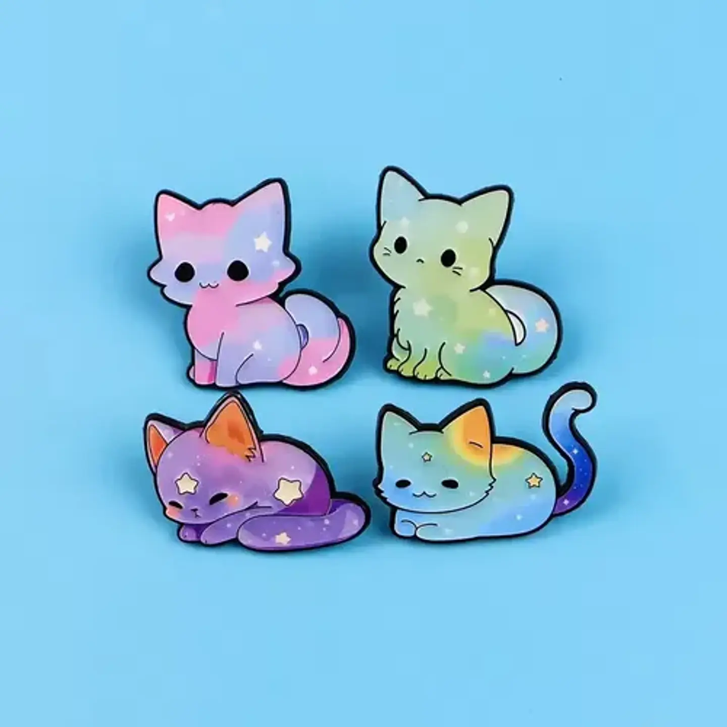 Pins De Gatitos Kawaii / Michis / Pines Metálicos (broches) 11