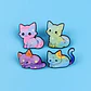 Pins De Gatitos Kawaii / Michis / Pines Metálicos (broches) - Miniatura 11