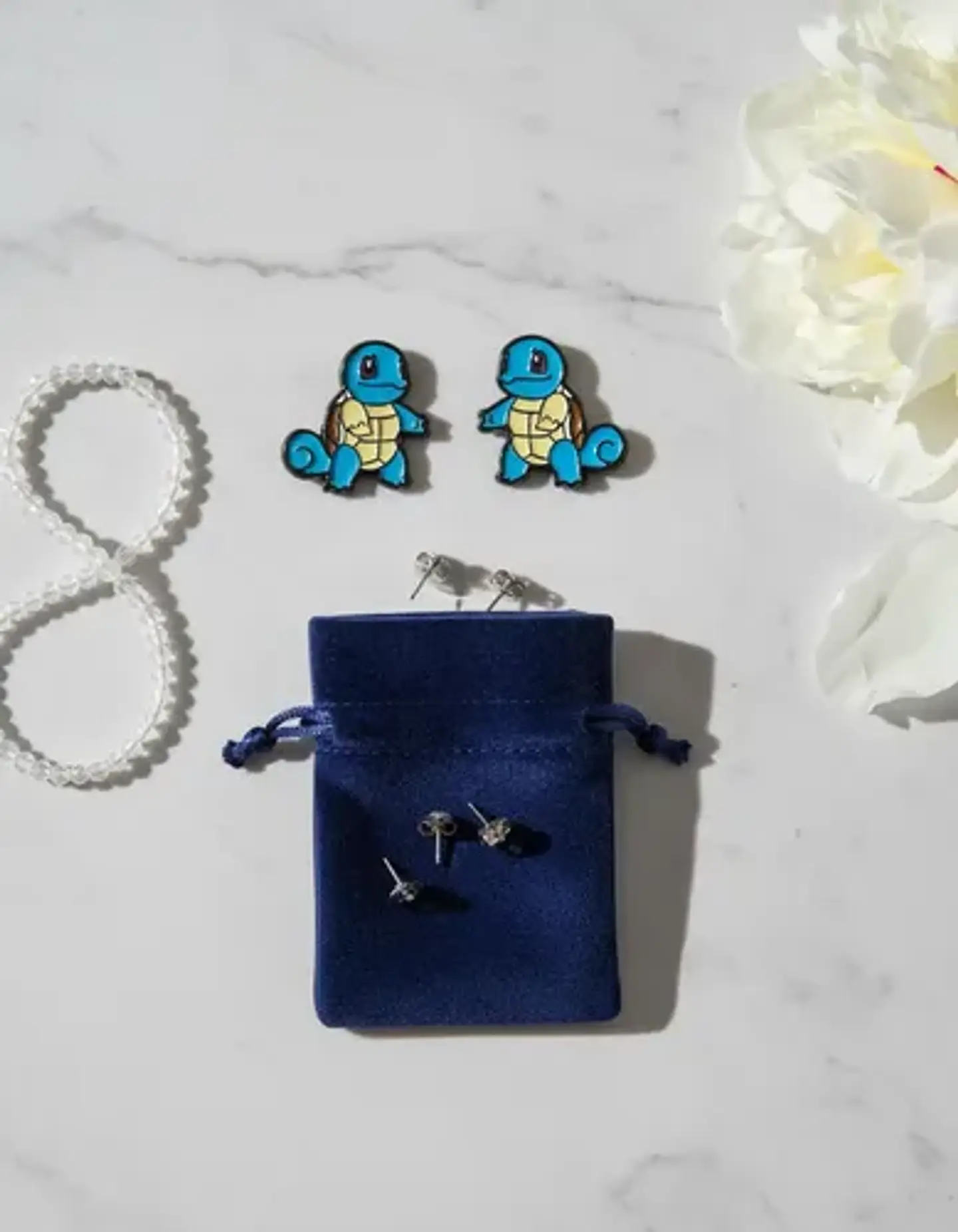 Aros Aretes Pendientes De Squirtle / Acero Quirúrgico 1
