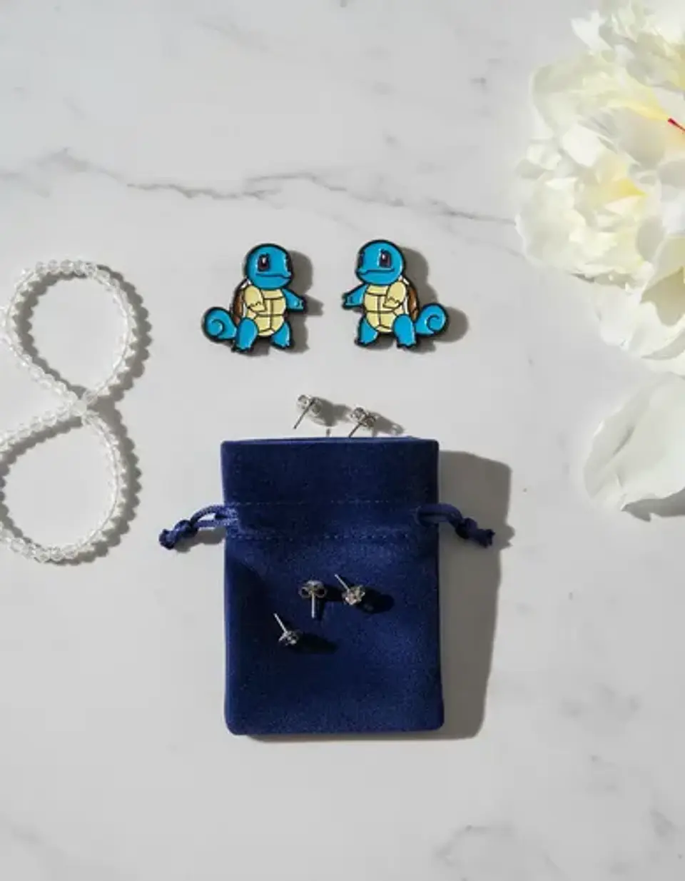 Aros Aretes Pendientes De Squirtle / Acero Quirúrgico 1