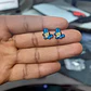 Aros Aretes Pendientes De Squirtle / Acero Quirúrgico - Miniatura 2