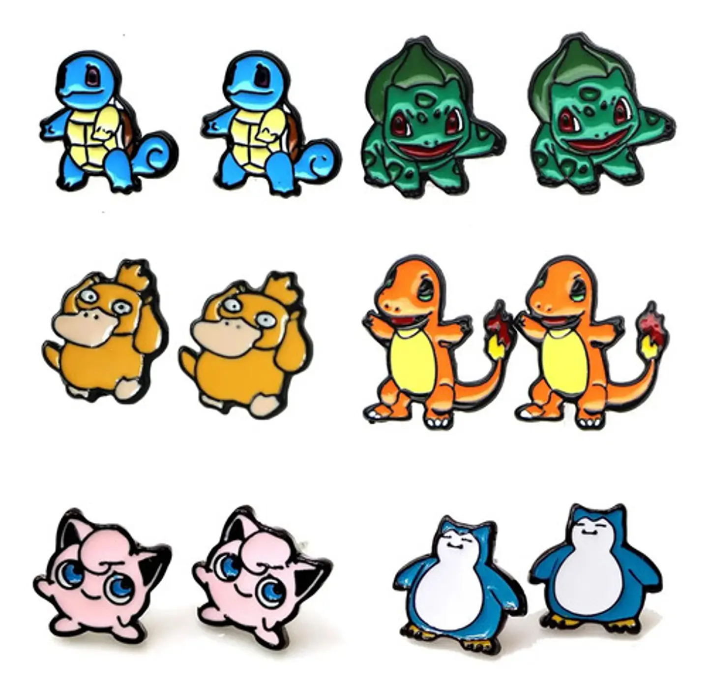 Aros Aretes Pendientes De Squirtle / Acero Quirúrgico 3