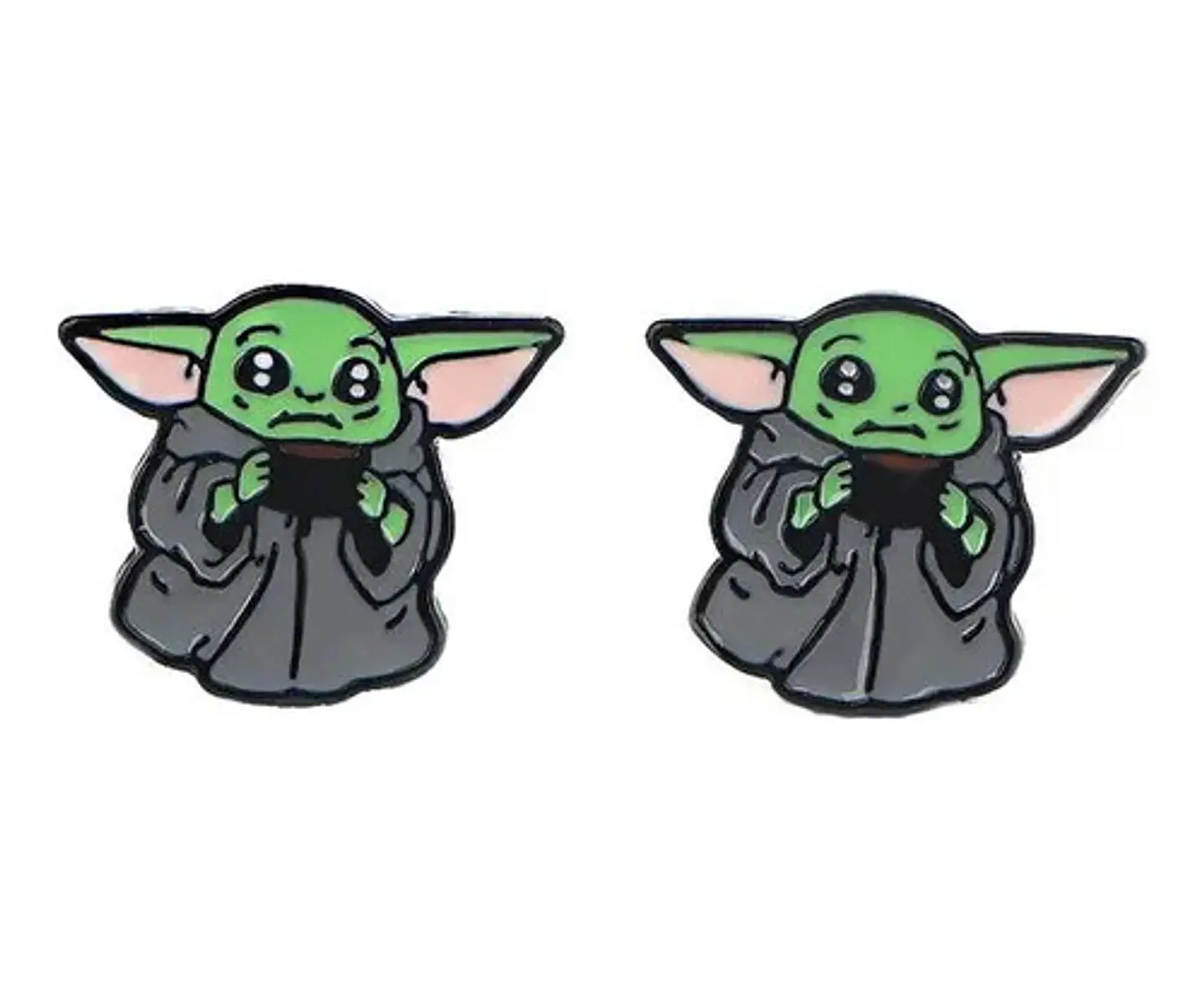 Aros Aretes Pendientes De Yoda / Acero Quirúrgico 1