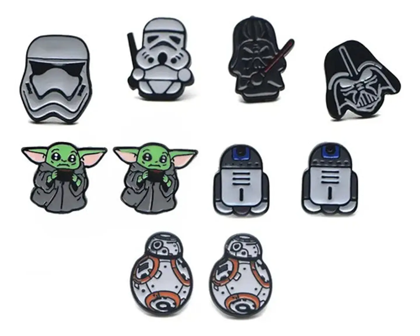 Aros Aretes Pendientes De Yoda / Acero Quirúrgico 4