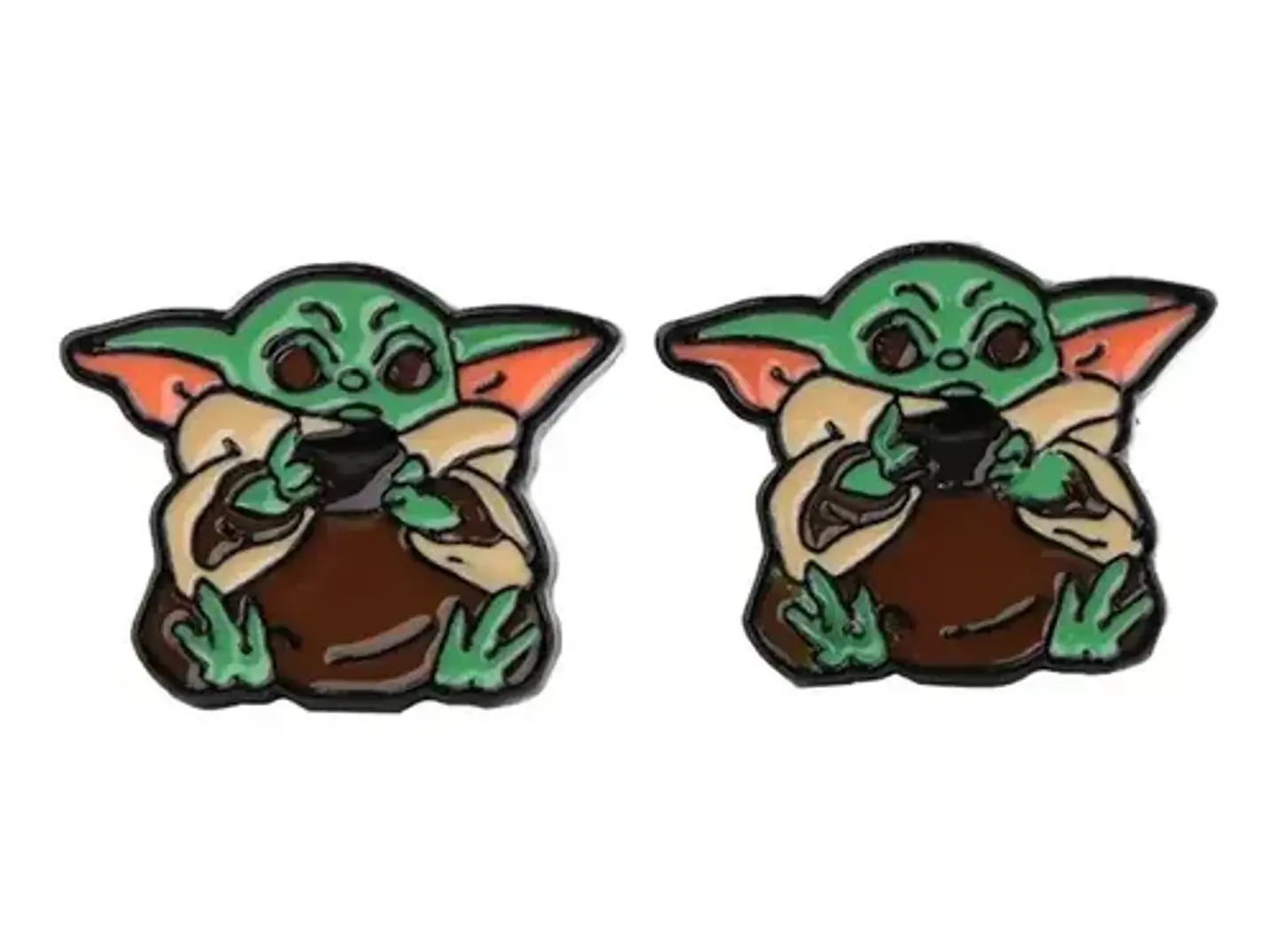 Aros Aretes Pendientes De Yoda / Acero Quirúrgico 8