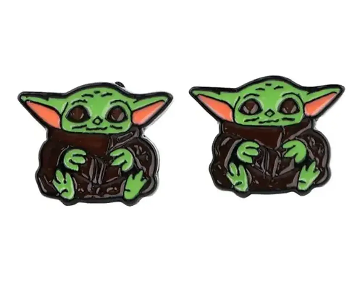 Aros Aretes Pendientes De Yoda / Acero Quirúrgico 10
