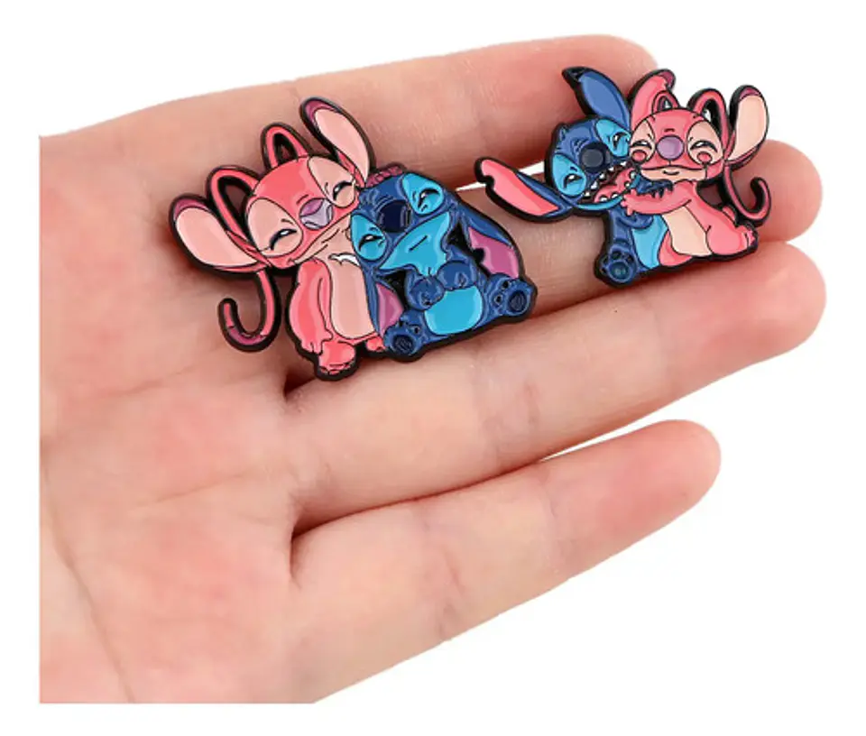 Pins De Ángel / Lilo & Stitch / (pines) Broches Metálicos 5
