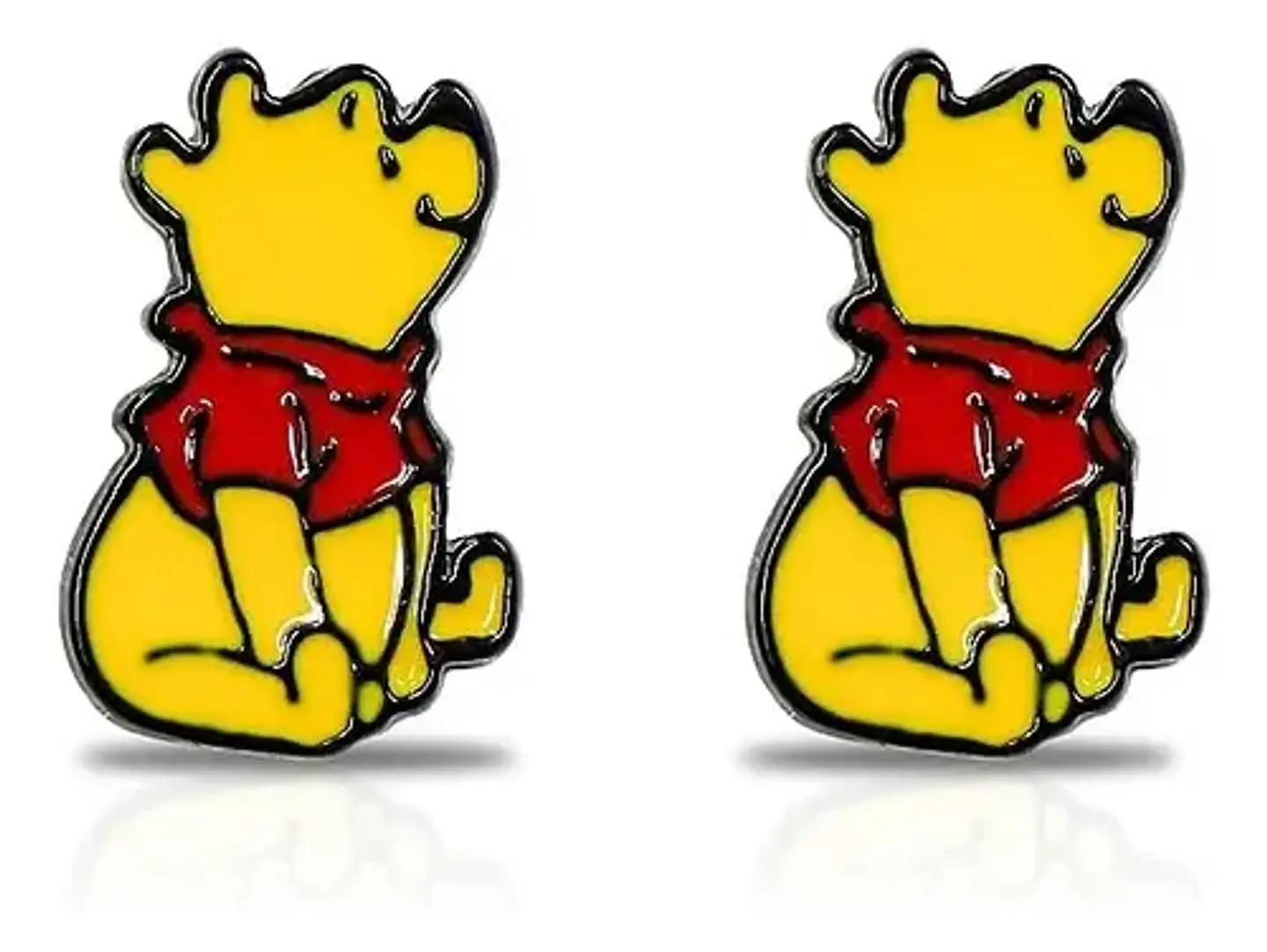 Aros Aretes Pendientes De Winnie The Pooh / Acero Quirúrgico 4
