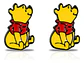 Aros Aretes Pendientes De Winnie The Pooh / Acero Quirúrgico - Miniatura 4