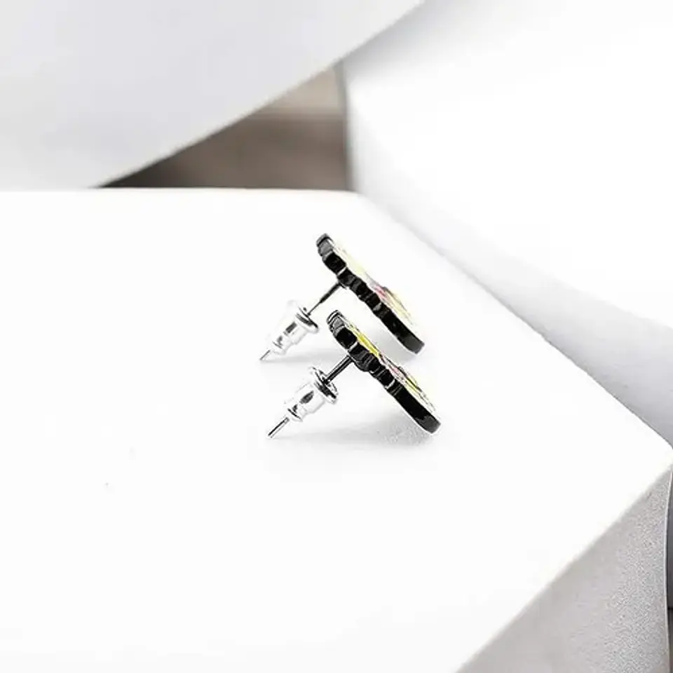 Aros Aretes Pendientes De Winnie The Pooh / Acero Quirúrgico 8