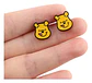 Aros Aretes Pendientes De Winnie The Pooh / Acero Quirúrgico - Miniatura 10