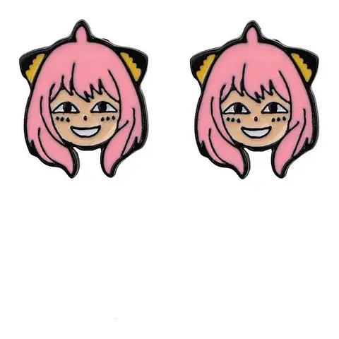 Aros Aretes Pendientes De Anya Forger / Acero Quirúrgico
