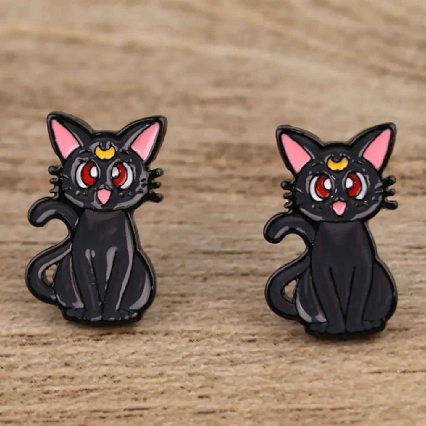 Aros Aretes Pendientes De Luna / Acero Quirúrgico 3