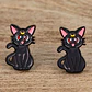Aros Aretes Pendientes De Luna / Acero Quirúrgico - Miniatura 3