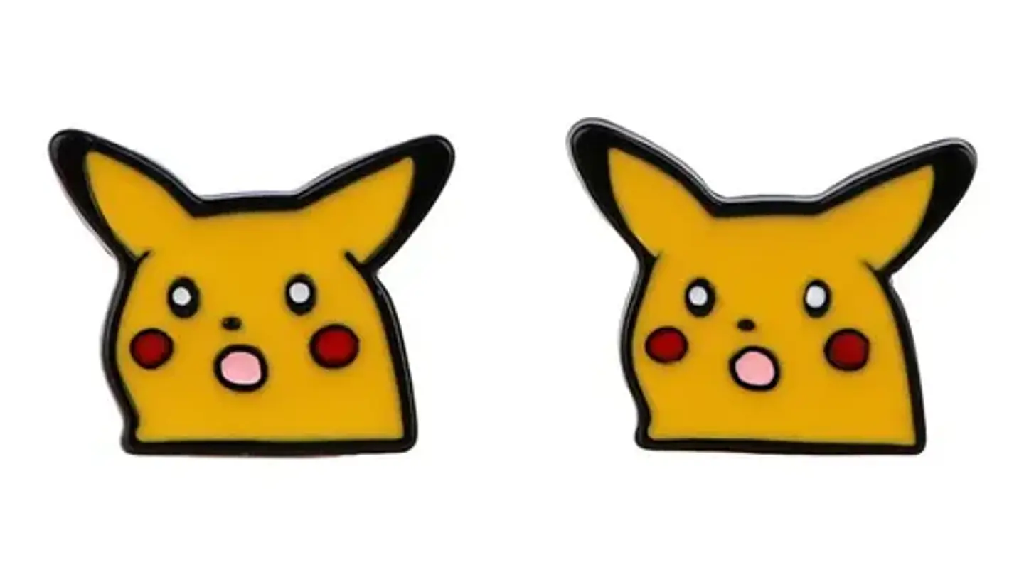 Aros Aretes Pendientes De Pikachu / Acero Quirúrgico 1
