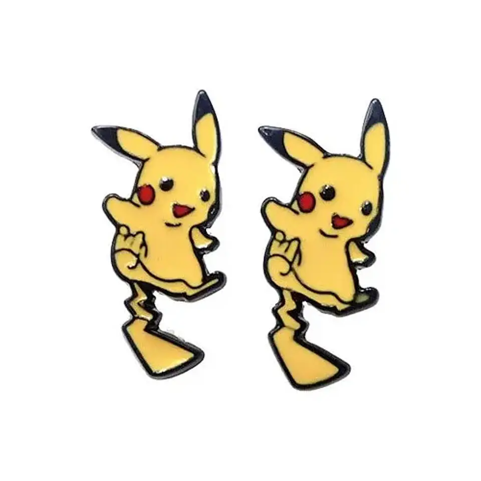 Aros Aretes Pendientes De Pikachu / Acero Quirúrgico 6