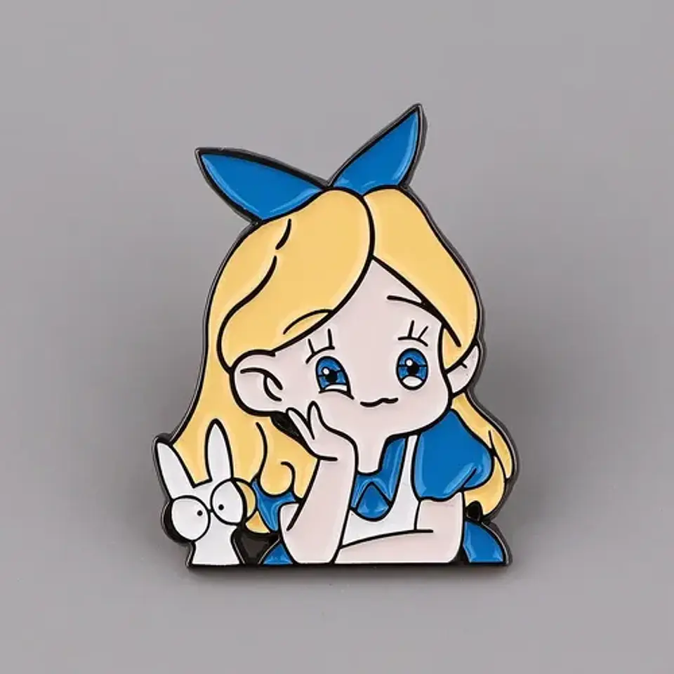 Pins Alicia En El Pais De Las Maravillas / Pines Metálicos 4