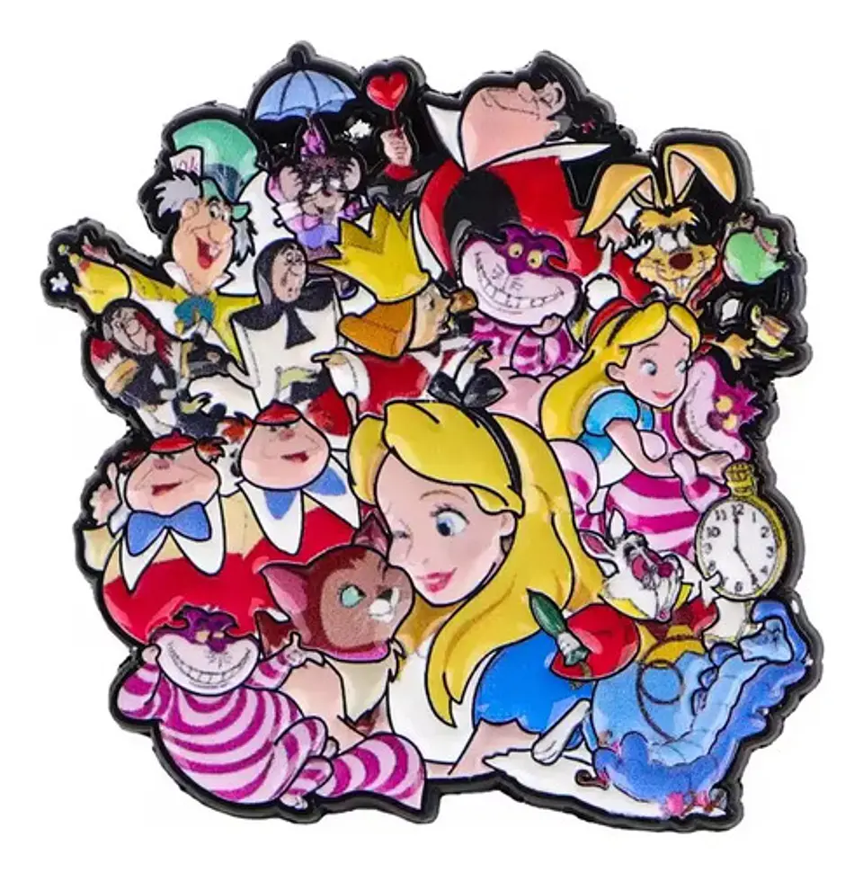 Pins Alicia En El Pais De Las Maravillas / Pines Metálicos 15