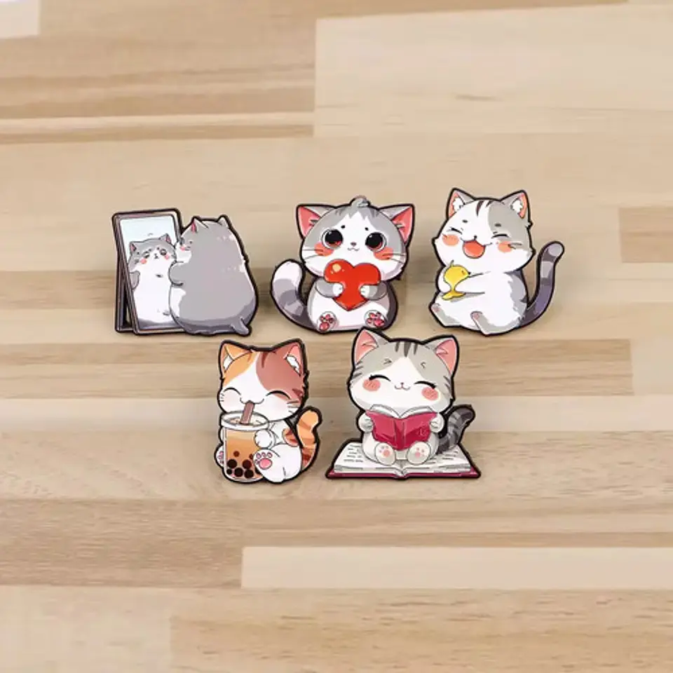 Pins De Gatitos Gatos / Michis / Pines Metálicos (broches) 14