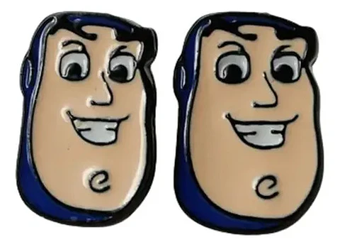 Aros Aretes Pendientes De Buzz Lightyear / Acero Quirúrgico