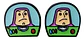 Aros Aretes Pendientes De Buzz Lightyear / Acero Quirúrgico - Miniatura 4