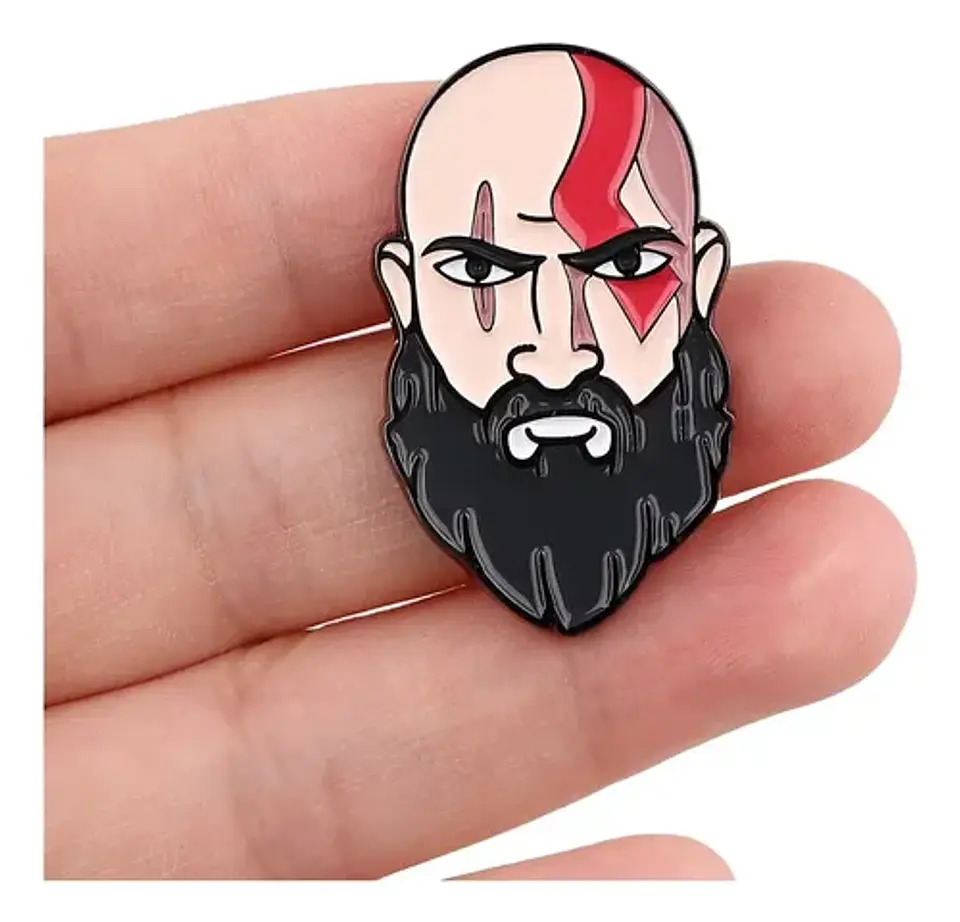Pins De Kratos / God Of War / Broches Metálicos (pines) 2