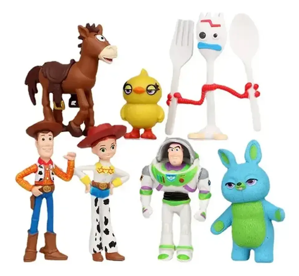 Set 7 Figuritas Toy Story Buzz Lightyear / Figuras De Acción 1