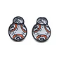 Aros Aretes Pendientes De Bb-8 / Acero Quirúrgico - Miniatura 1