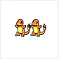 Aros Aretes Pendientes De Charmander / Acero Quirúrgico - Miniatura 1