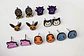 Aros Aretes Pendientes De Gengar / Acero Quirúrgico - Miniatura 3