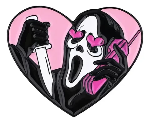 Pins De Ghostface / Scream / Broches Metálicos (pines)