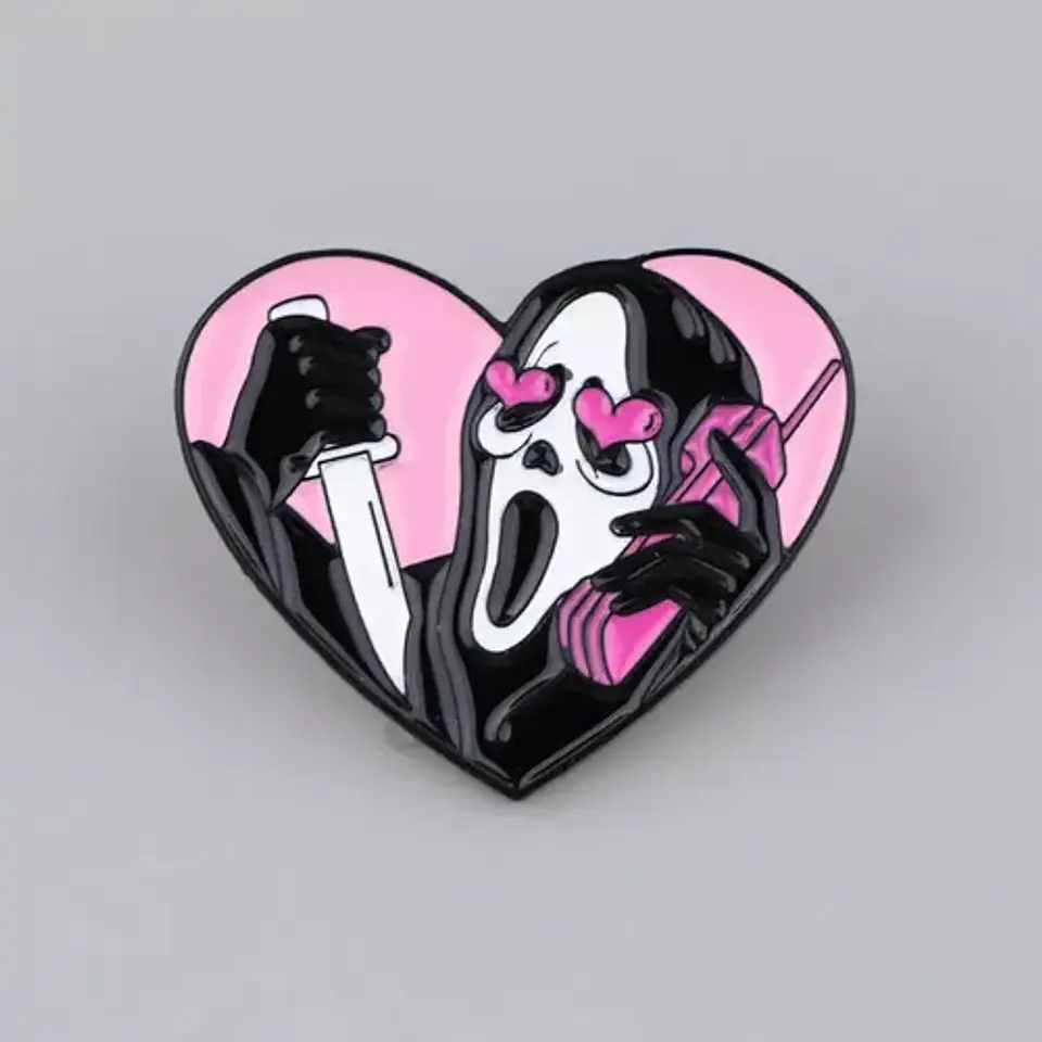 Pins De Ghostface / Scream / Broches Metálicos (pines) 4