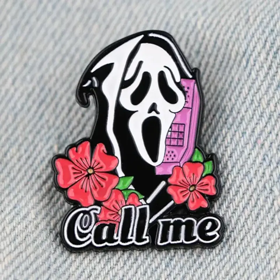Pins De Ghostface / Scream / Broches Metálicos (pines) 7