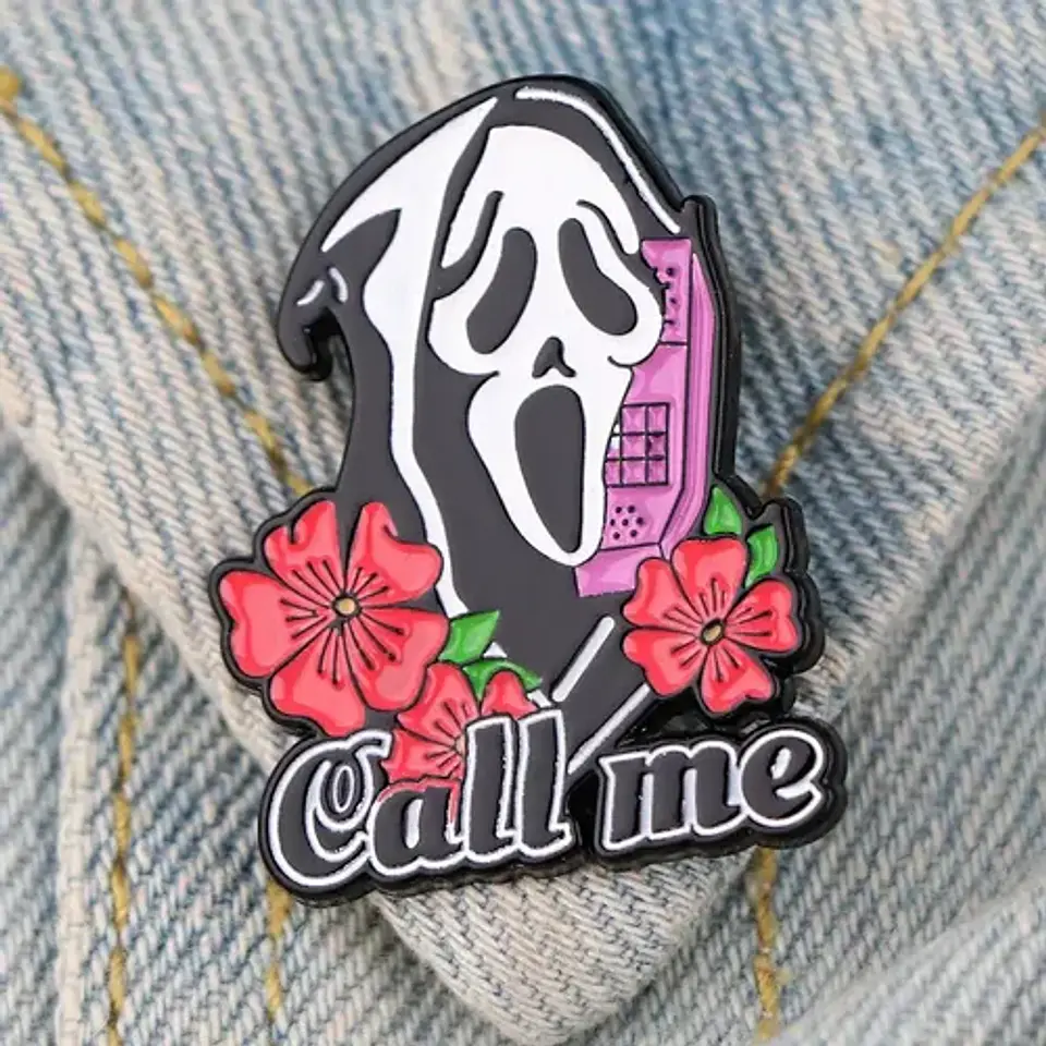 Pins De Ghostface / Scream / Broches Metálicos (pines) 8
