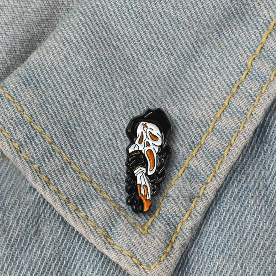 Pins De Ghostface / Scream / Broches Metálicos (pines) 15