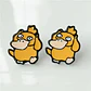 Aros Aretes Pendientes De Psyduck / Acero Quirúrgico - Miniatura 3