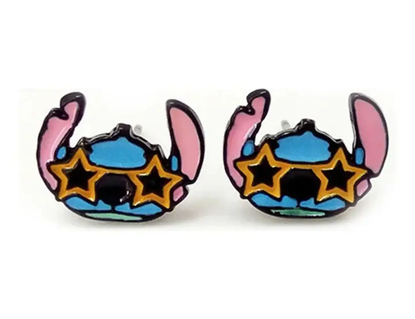 Aros Aretes Pendientes De Stitch / Acero Quirúrgico 1