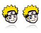 Aros Aretes Pendientes De Naruto / Acero Quirúrgico - Miniatura 1