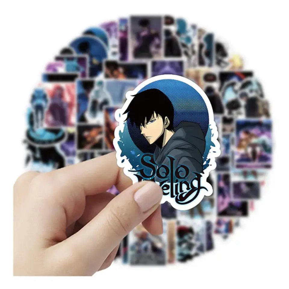 Solo Leveling - Set 50 Stickers / Calcomanias / Pegatinas 4