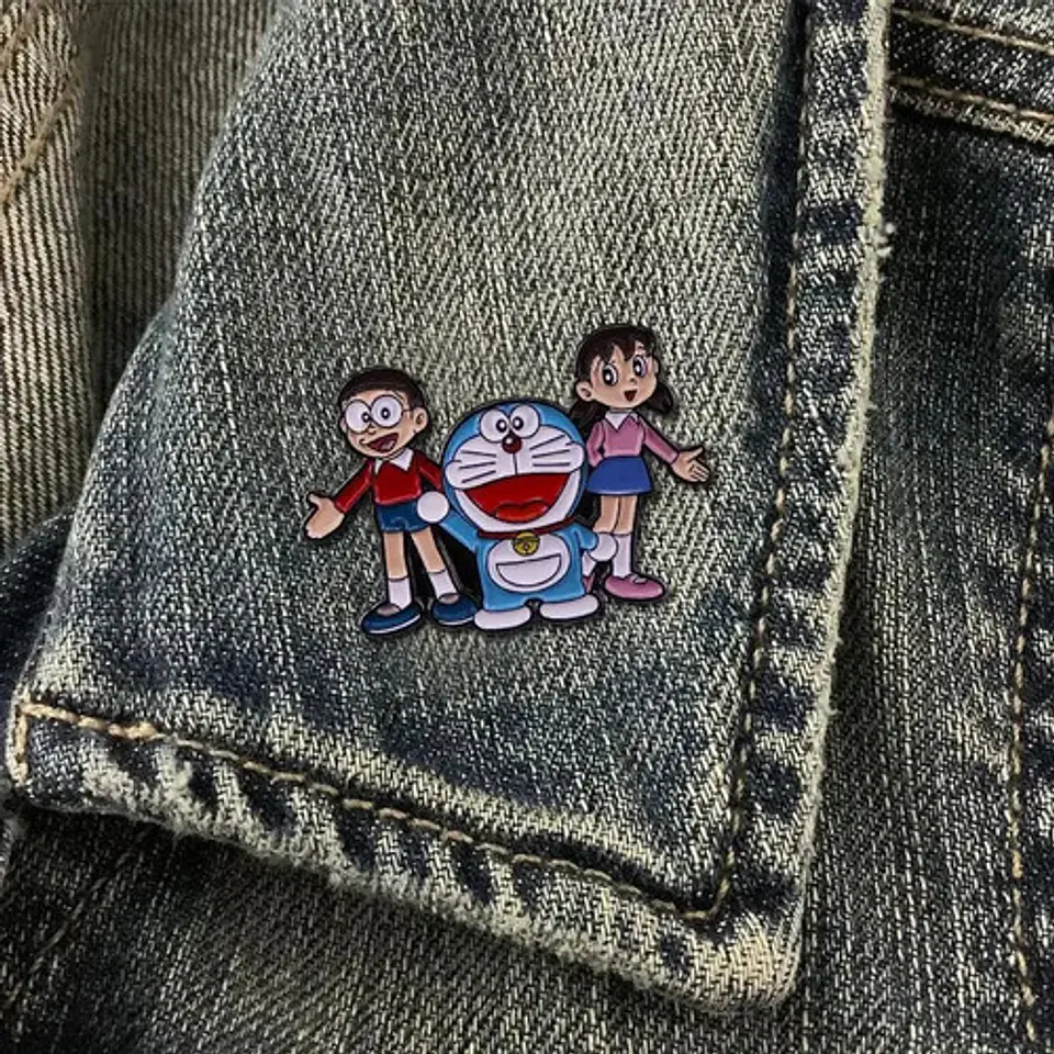 Pins Doraemon / El Gato Cósmico / Broches Metálicos (pines) 3