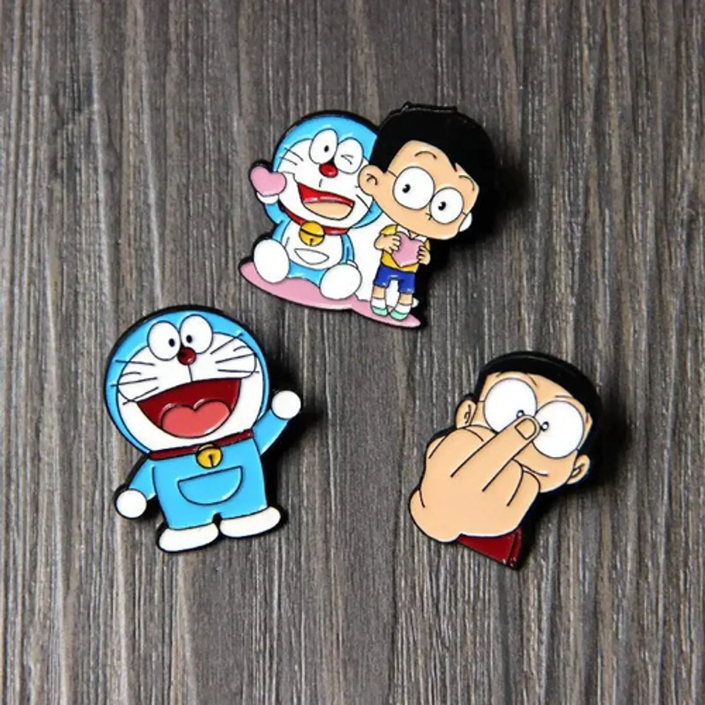 Pins Doraemon / El Gato Cósmico / Broches Metálicos (pines) 9