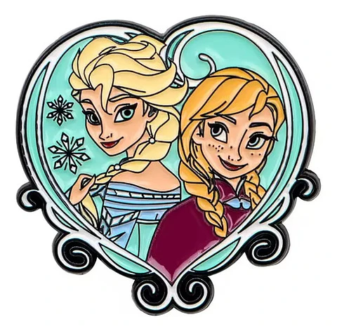 Pins De Elsa / Frozen / (pines) Broche Metálico