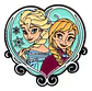 Pins De Elsa / Frozen / (pines) Broche Metálico - Miniatura 1