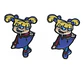 Aros Aretes Pendientes Angelica Pickles / Acero Quirúrgico - Miniatura 1