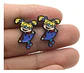 Aros Aretes Pendientes Angelica Pickles / Acero Quirúrgico - Miniatura 2