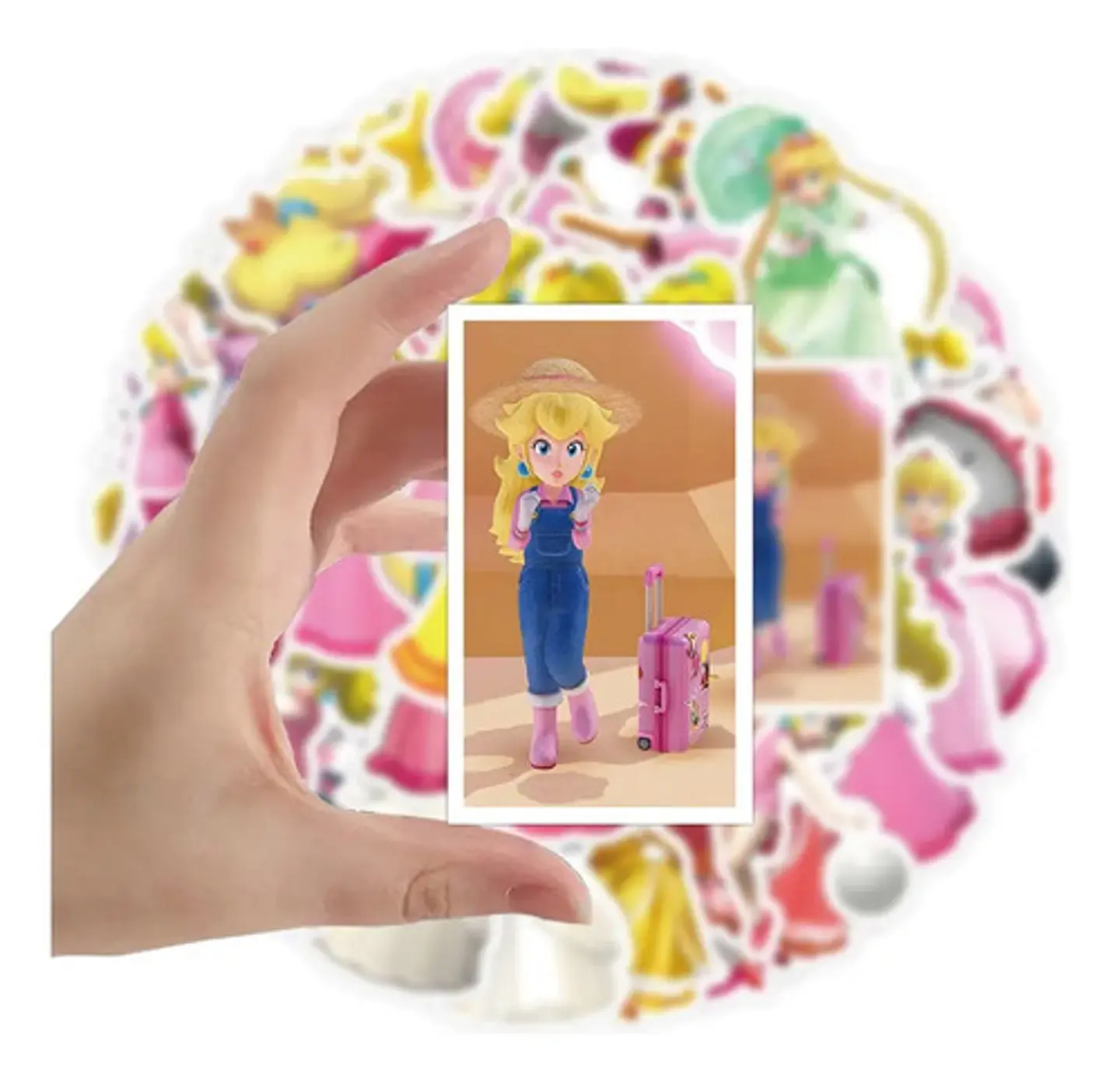 Princesa Peach - Set De 50 Stickers / Calcomanias / Pegatina 3