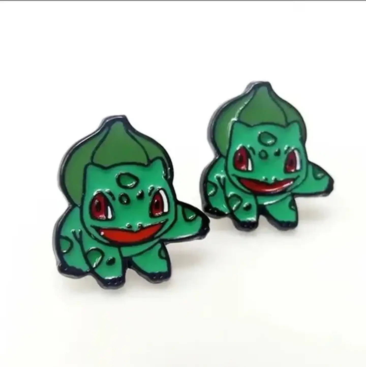 Aros Aretes Pendientes De Bulbasaur / Acero Quirúrgico 2