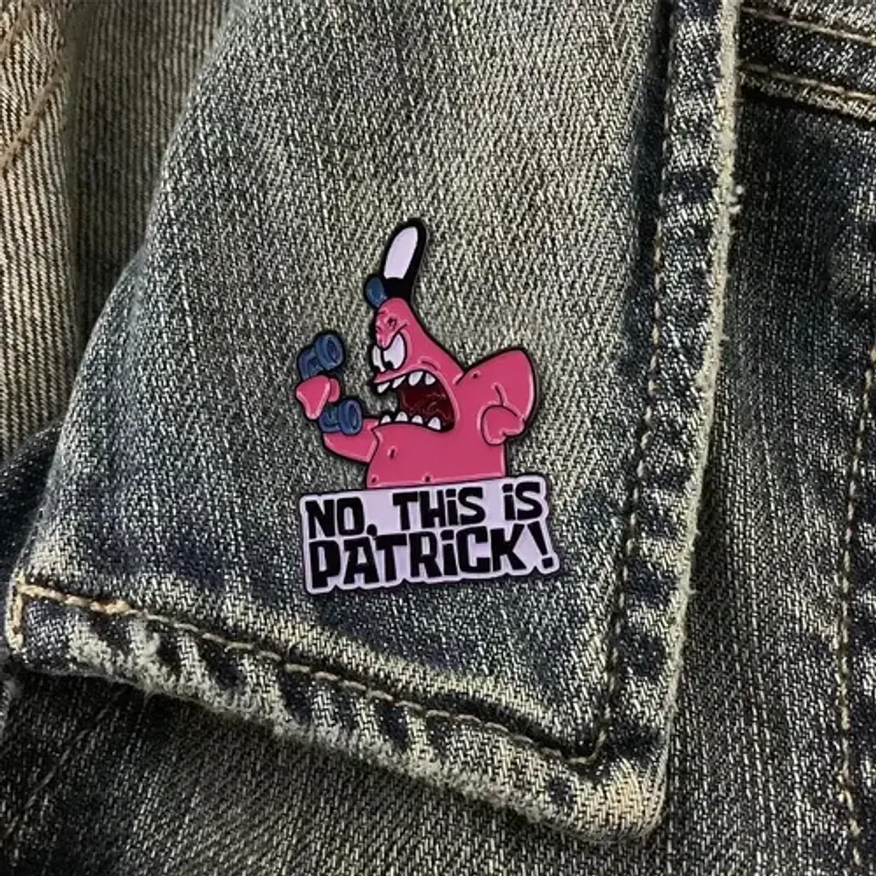 Pins Patricio Estrella / Bob Esponja / Pines Metálicos 3